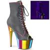 Pleaser - ADORE1021RC02 Plattformstiefel, Poledance Schuhe - Pole dance schuhe - Schwarz/Regenbogen Product image